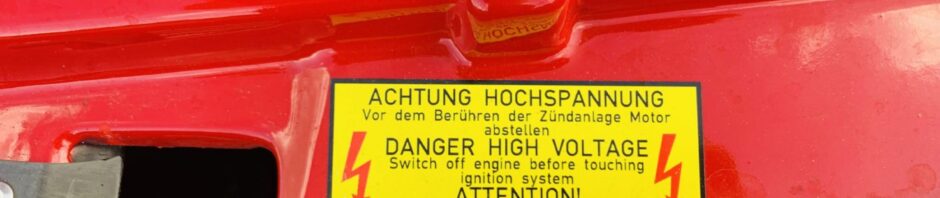 Danger High Voltage Decal - 810 000 283 / 810000283