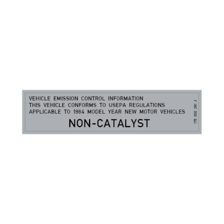 Non Catalyst Decal