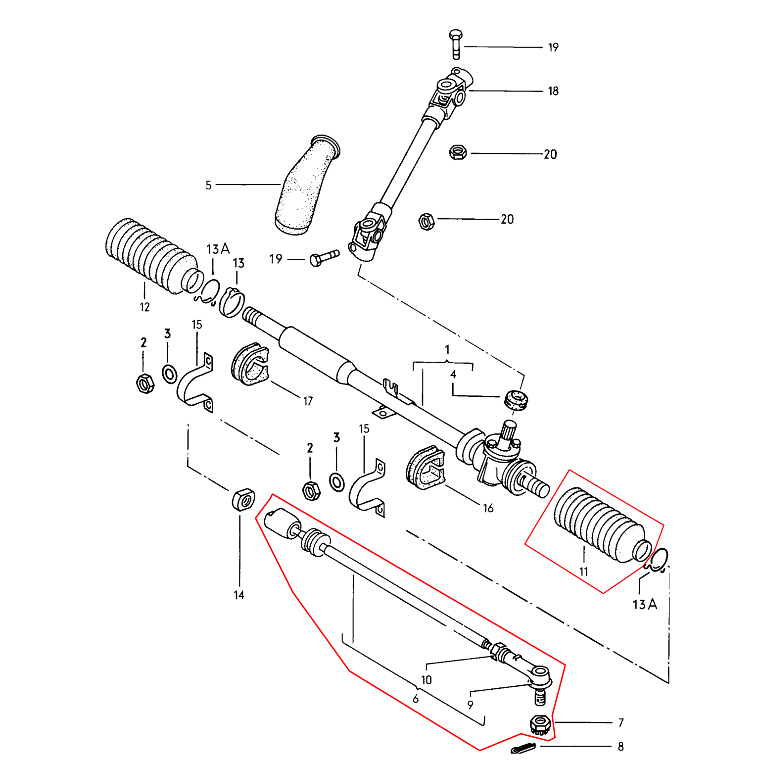 Bilstein Tie Rod Assembly Kit NonPower Steering West Coast RoccosWest Coast Roccos