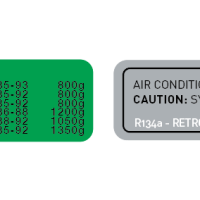 Scirocco A/C Retrofit Decals