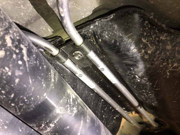 Reinforced Parking Brake Cable Bracket