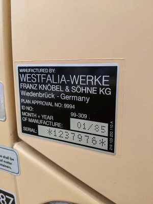 Westfalia Door Decal
