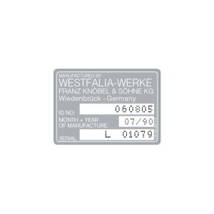Westfalia Decal