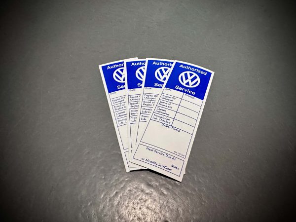 VW Service Decals