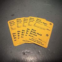 1980s VW Service Decals